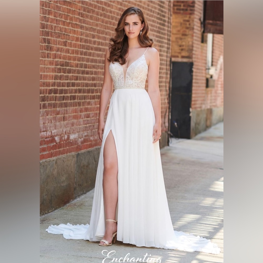 Wedding dress by Mon Cheri